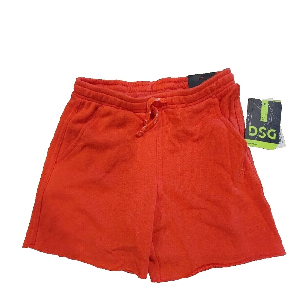 Boys Youth French Terry Shorts DSG Blazin' Coral Size Large (14-16) NWT